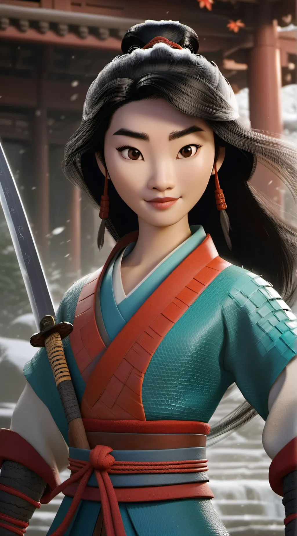 ai character: Mulan background