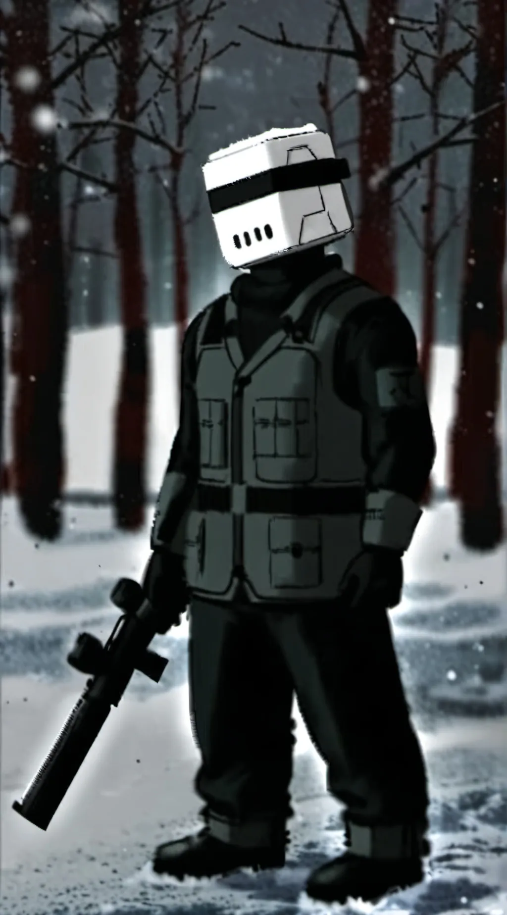ai character: Dummy soldier background
