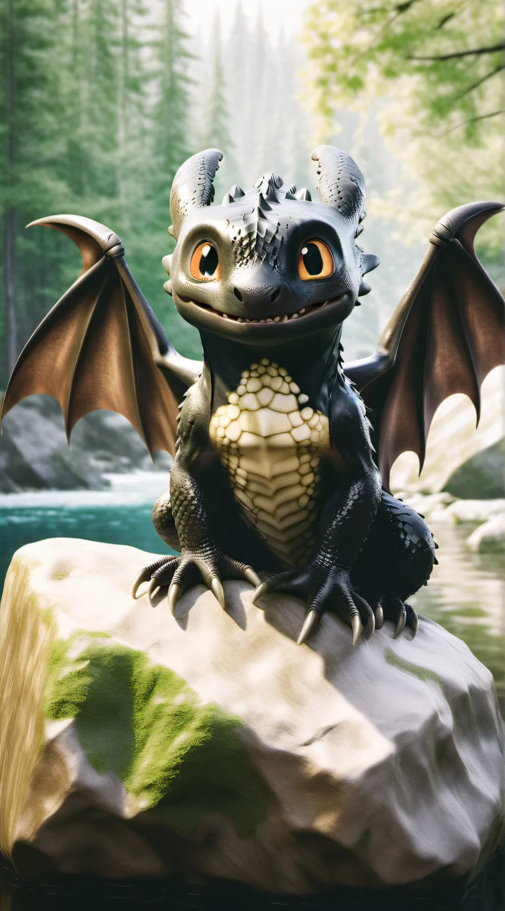 ai character: toothless background