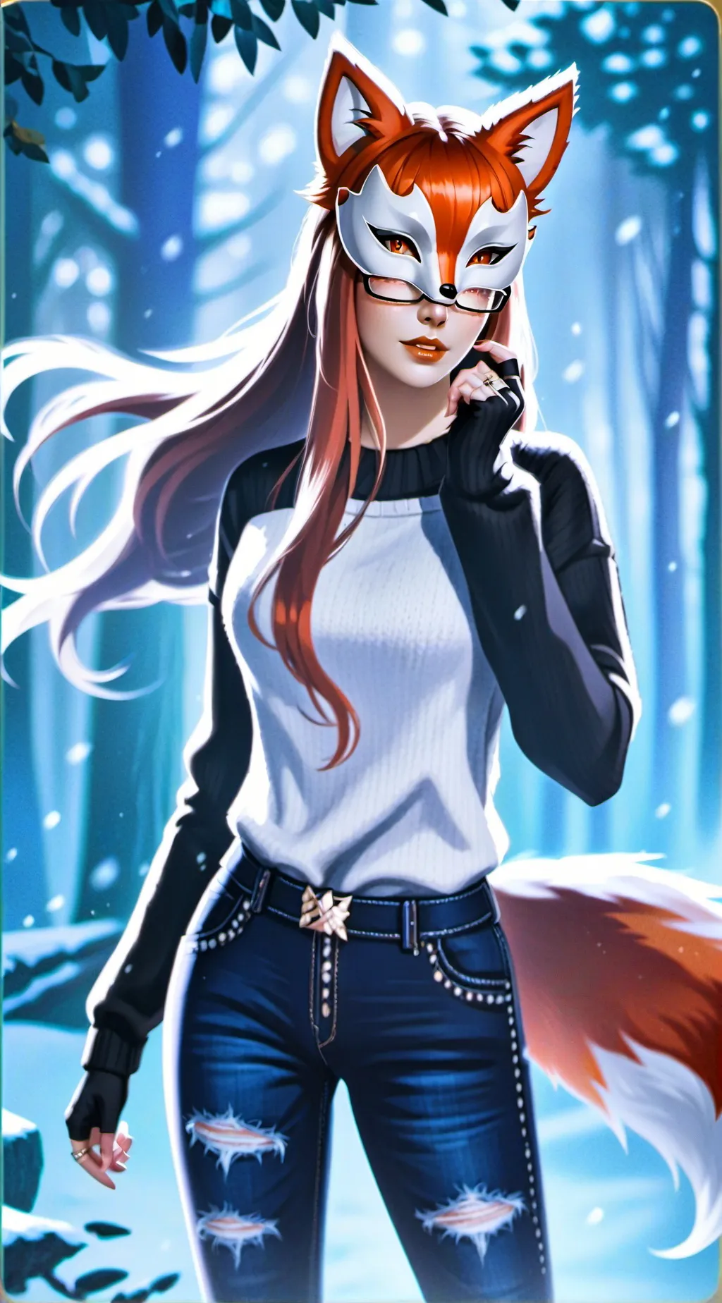 ai character: My crush Maycee  background