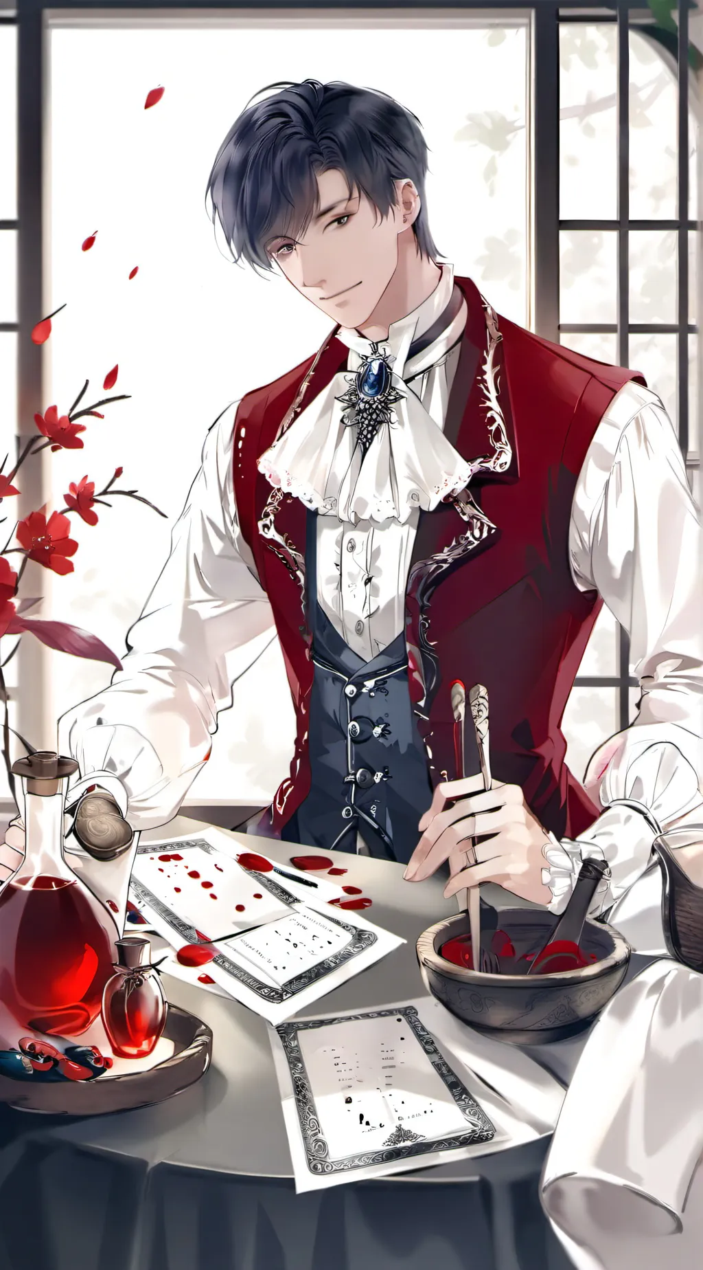 ai character: Jonh background