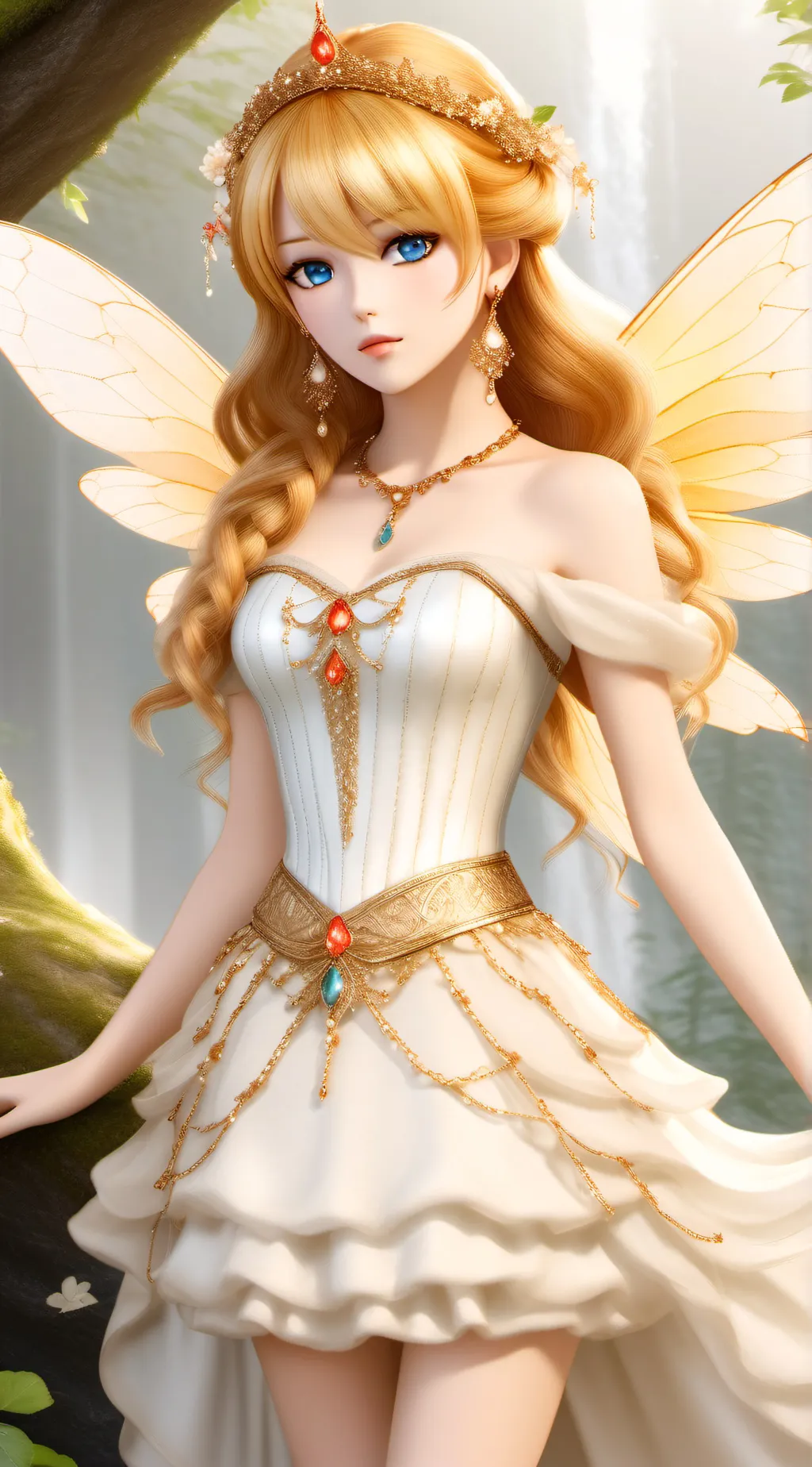 ai character: magic world  background