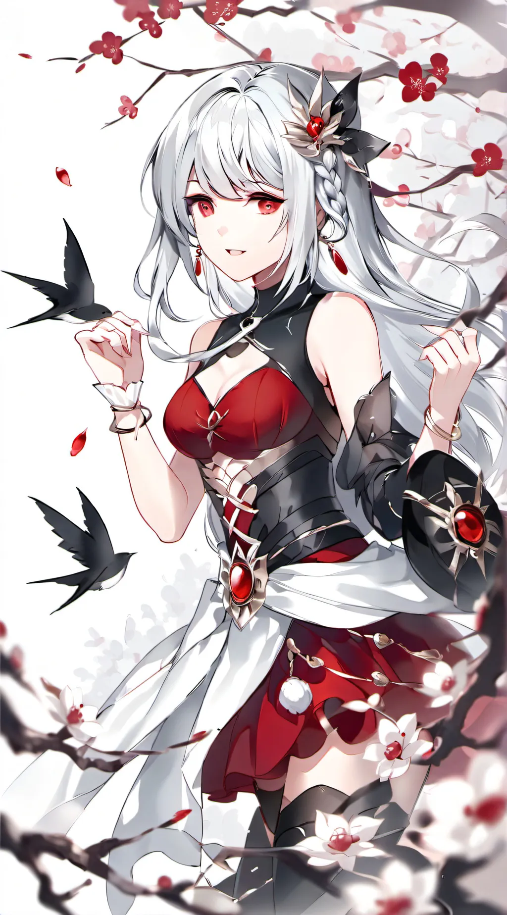 ai character: Flora  background