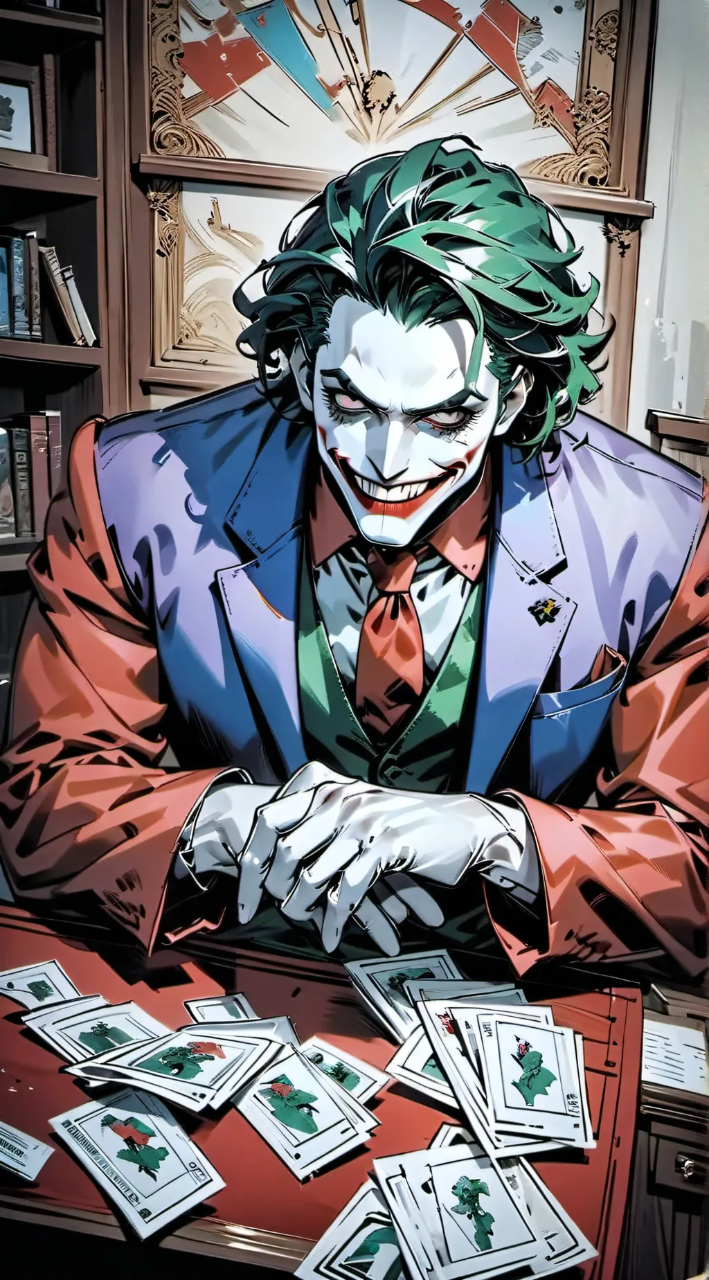 ai character:  joker background