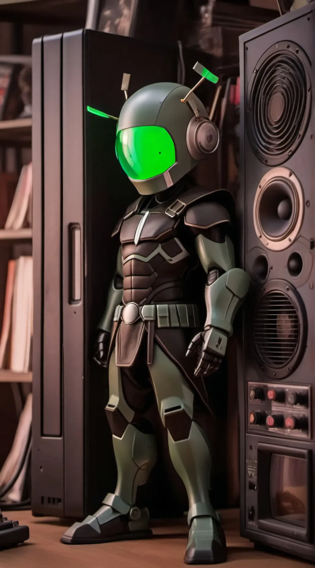 ai character: Hacker titan background