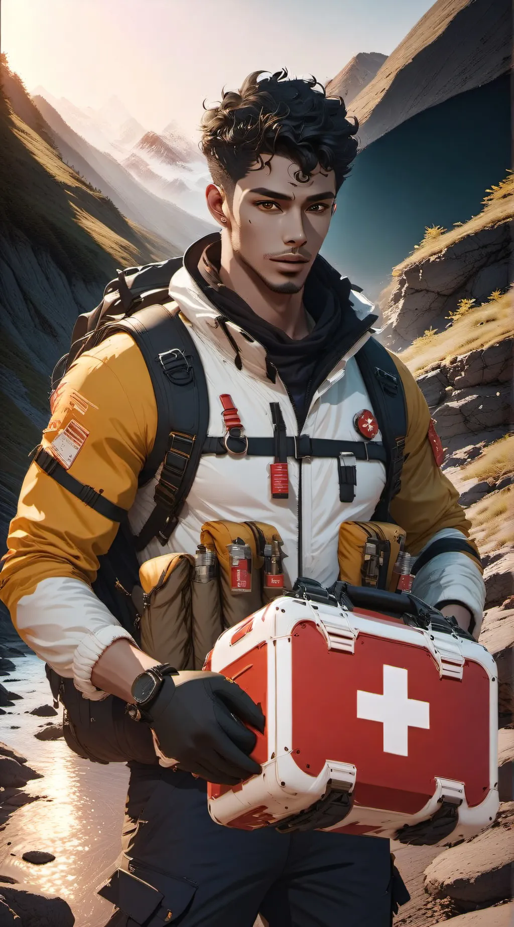 ai character: Eric Stormcloud background