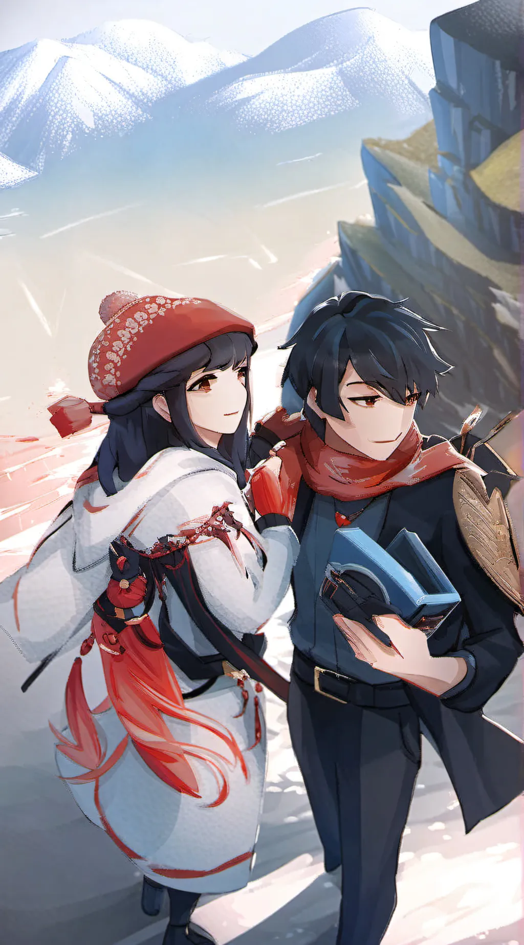 ai character: Mha ice skating  background