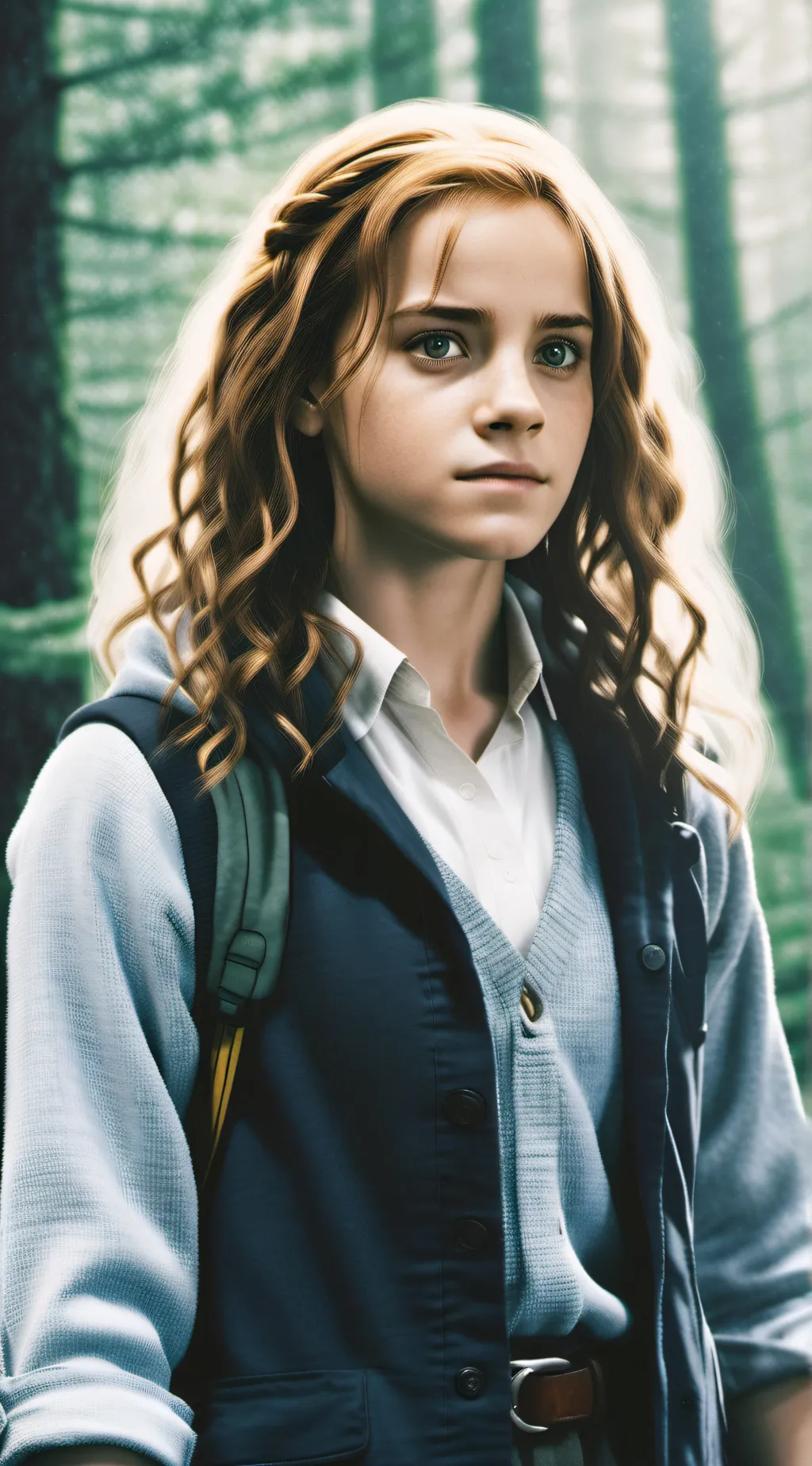 ai character: Hermione granger  background