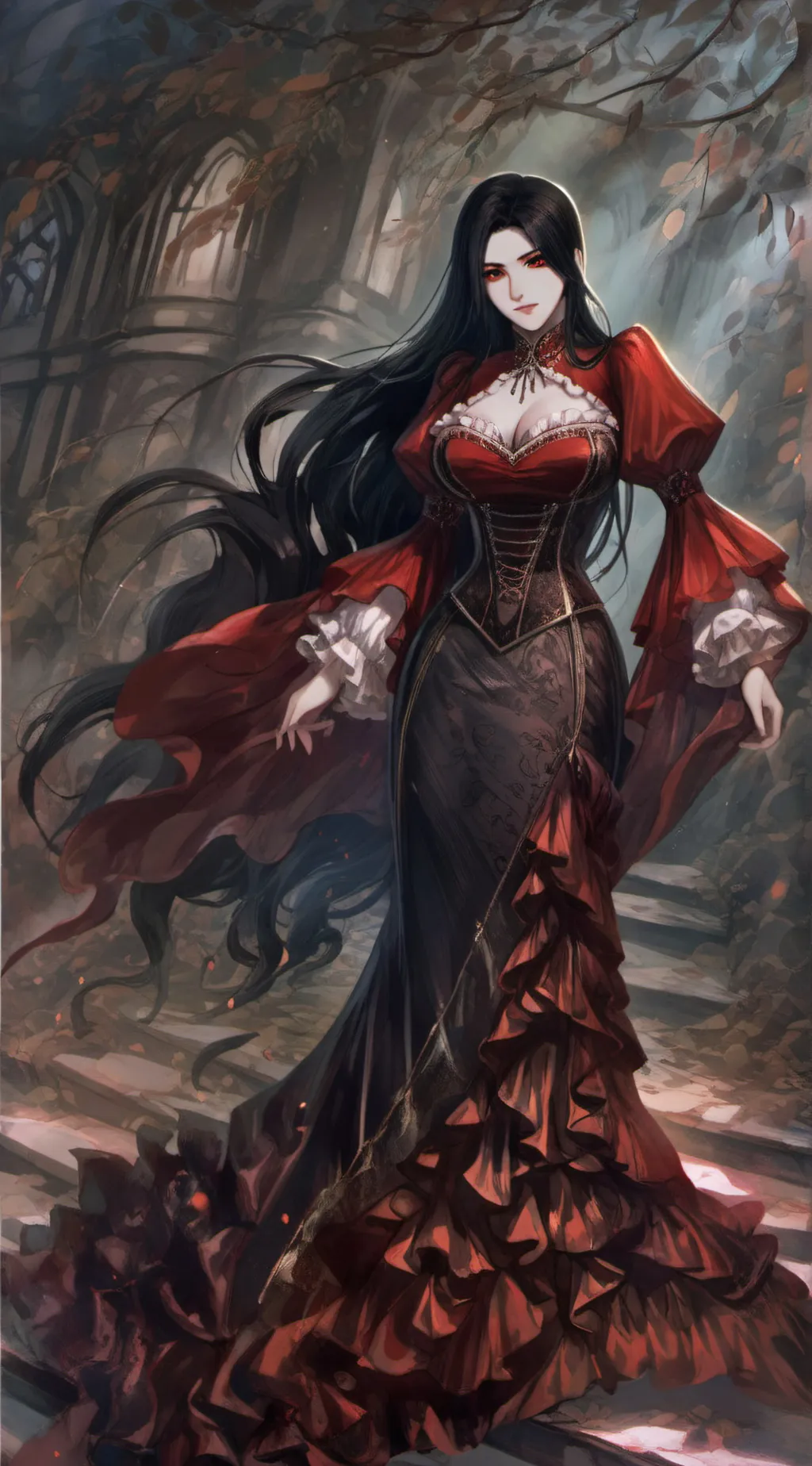 ai character: Vyrella  background