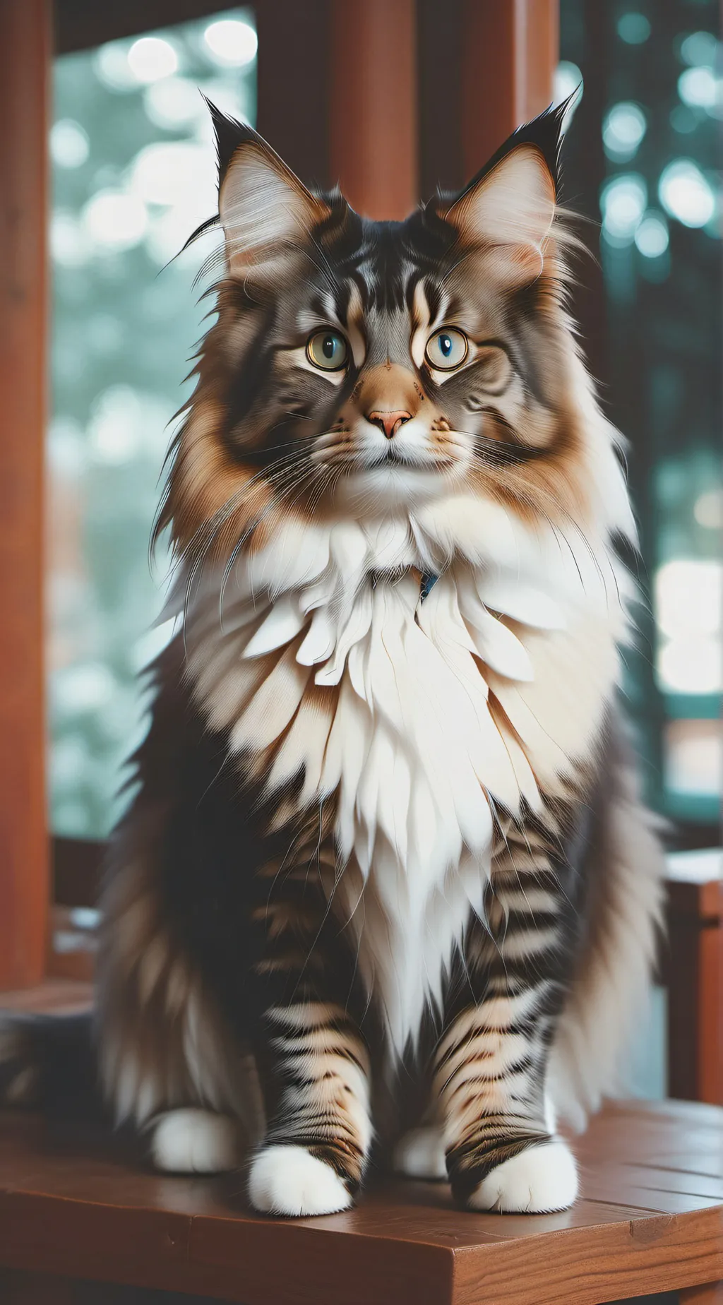 ai character: Cat background