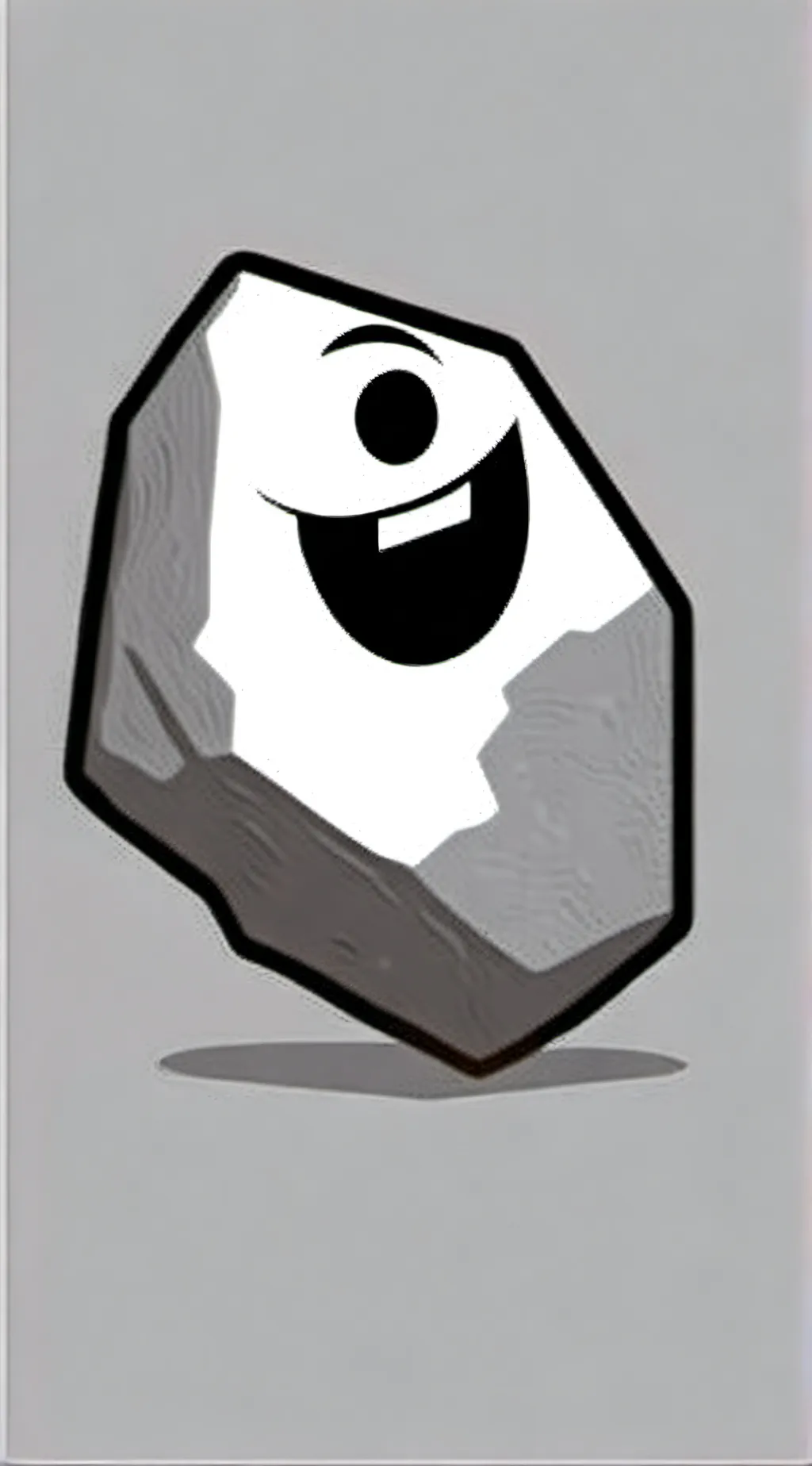 ai character: rocky from BFDI background