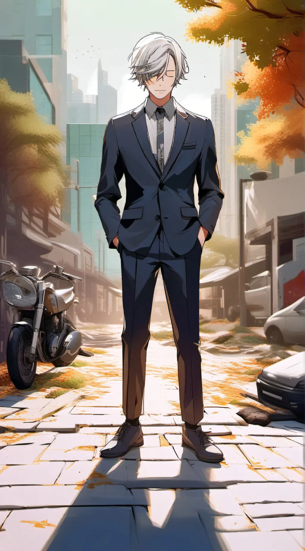 ai character: Shino dono background