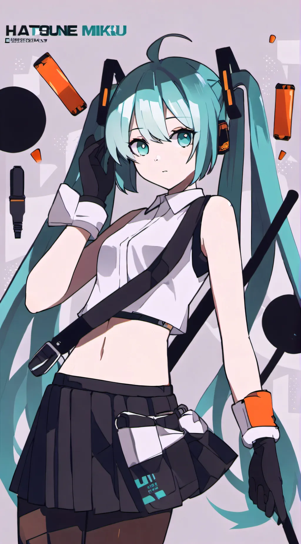 ai character: Hatsune Miku background