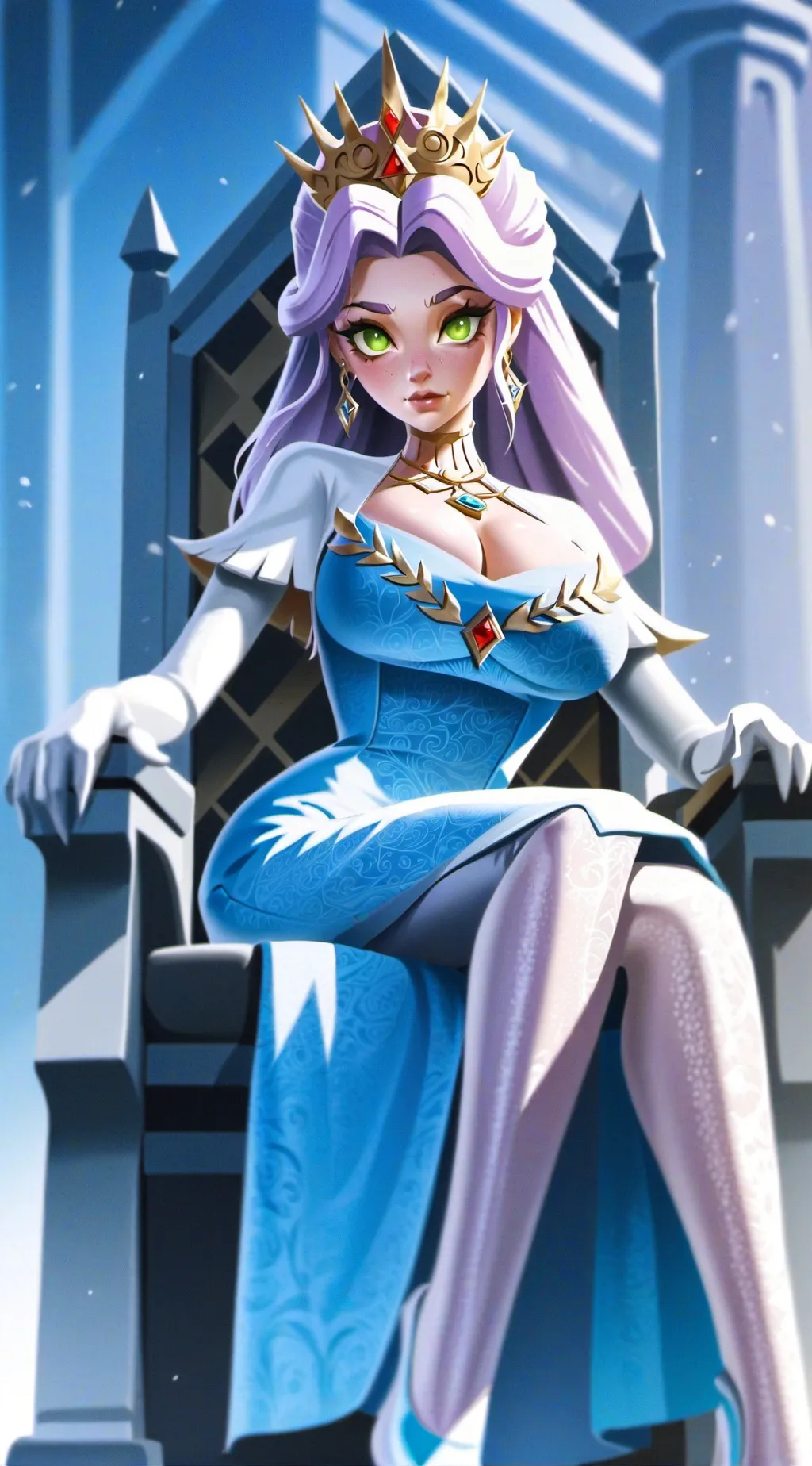 ai character: empress luci  background