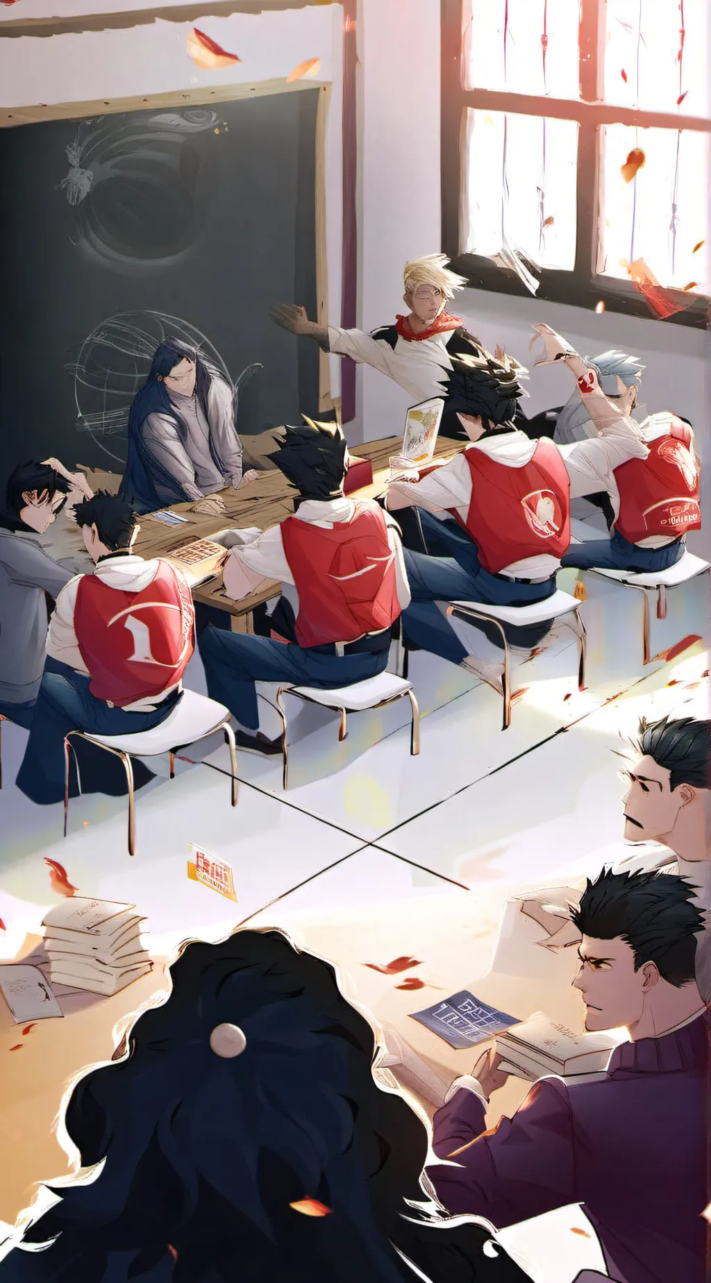 ai character: mha truth or dare background