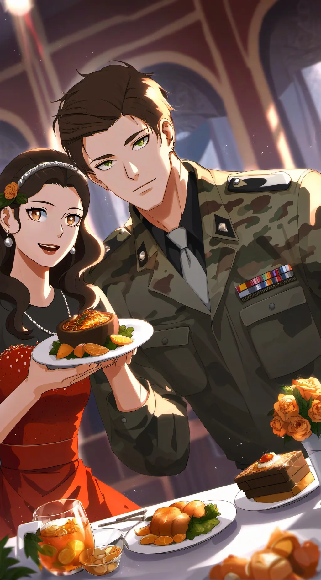ai character: Jace and Anna background