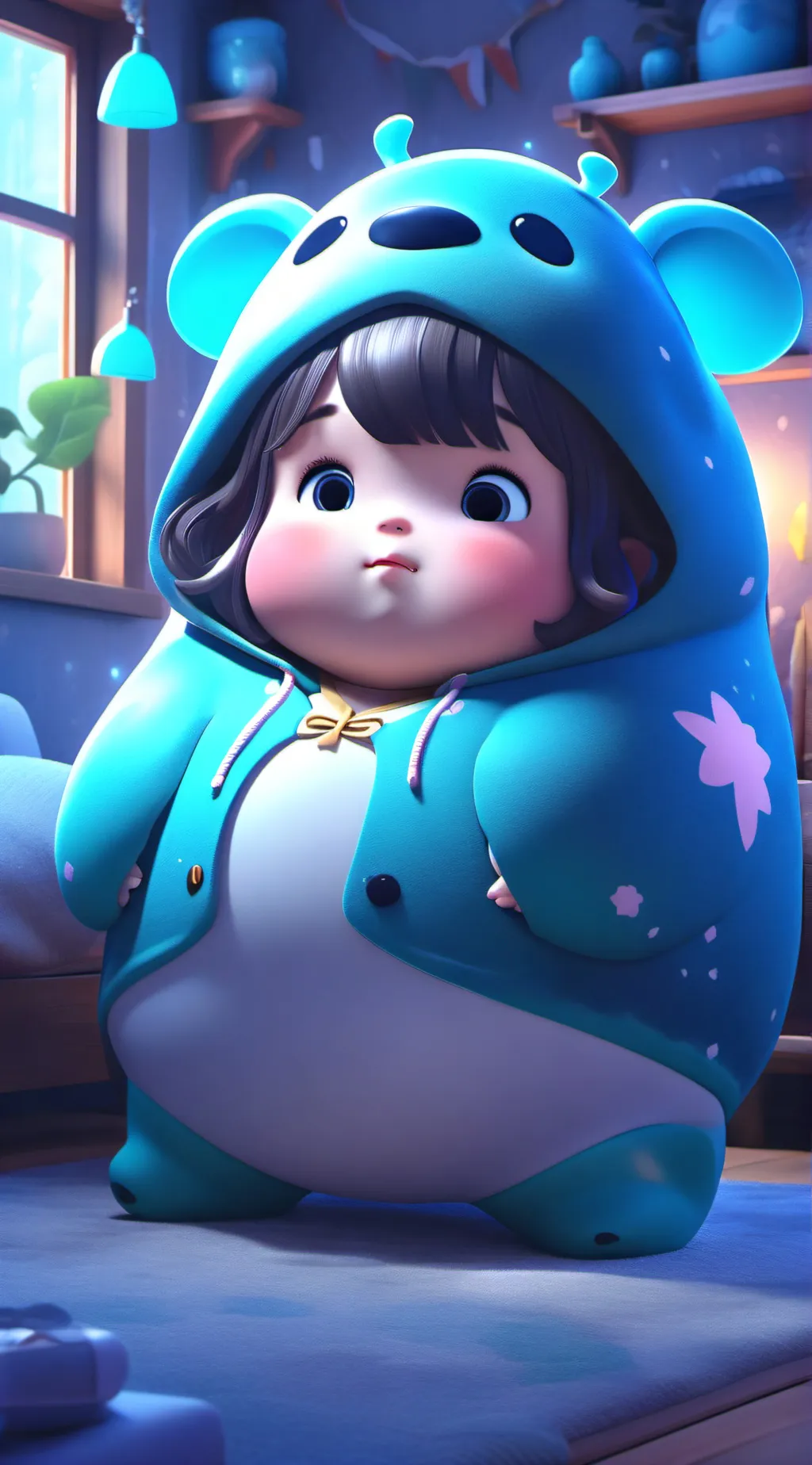 ai character: April  background