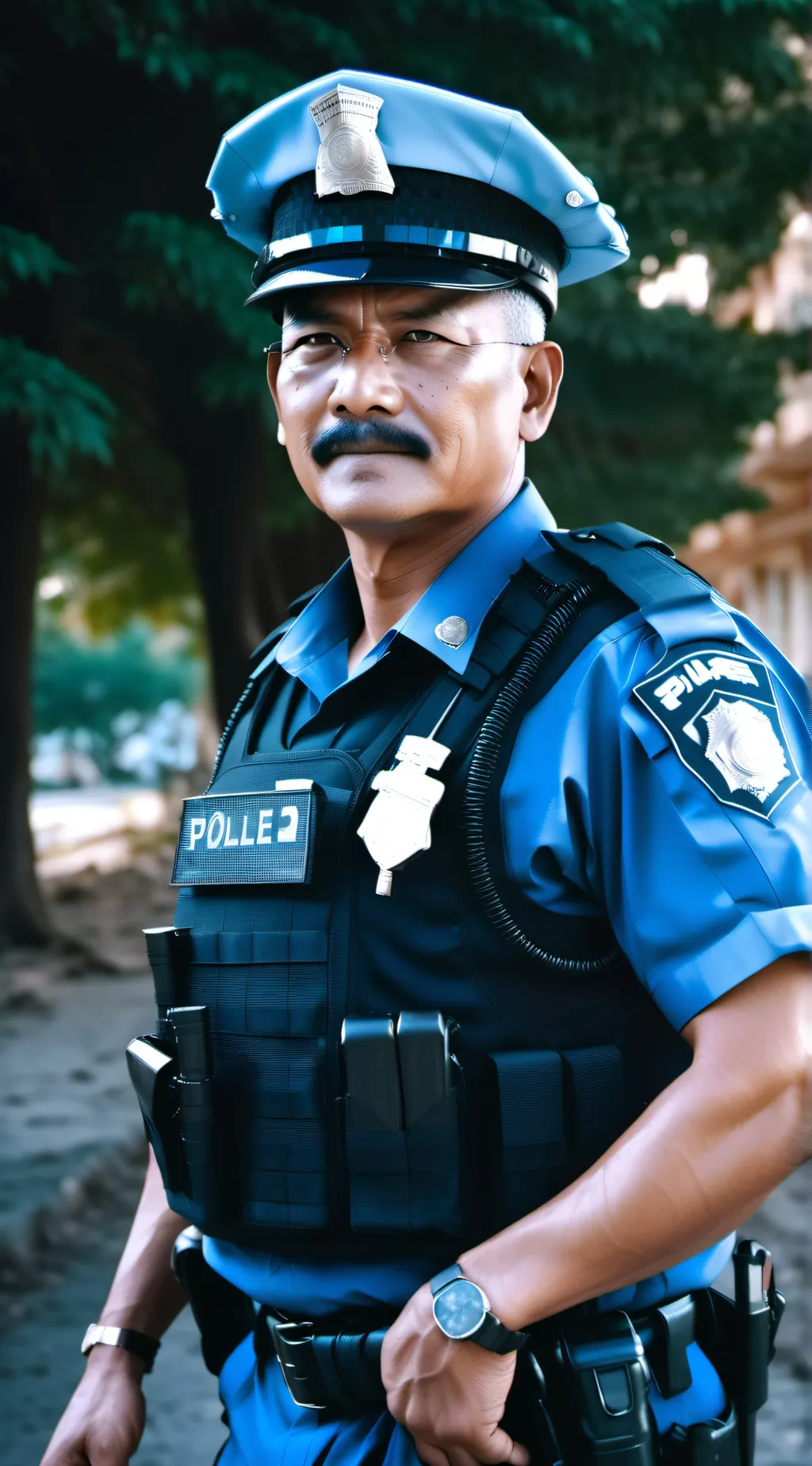 ai character: Officer Hardoie background