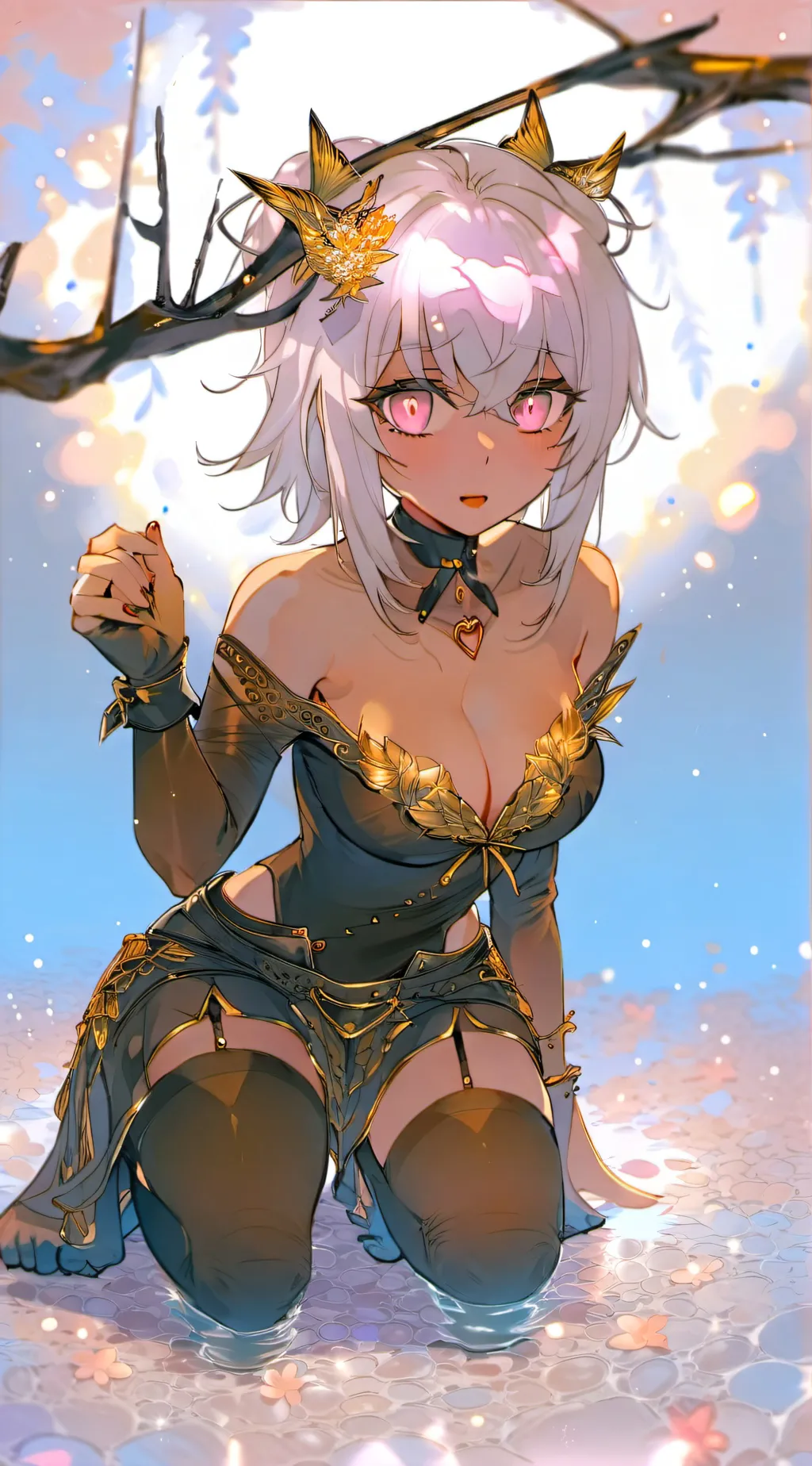 ai character: Lilly background