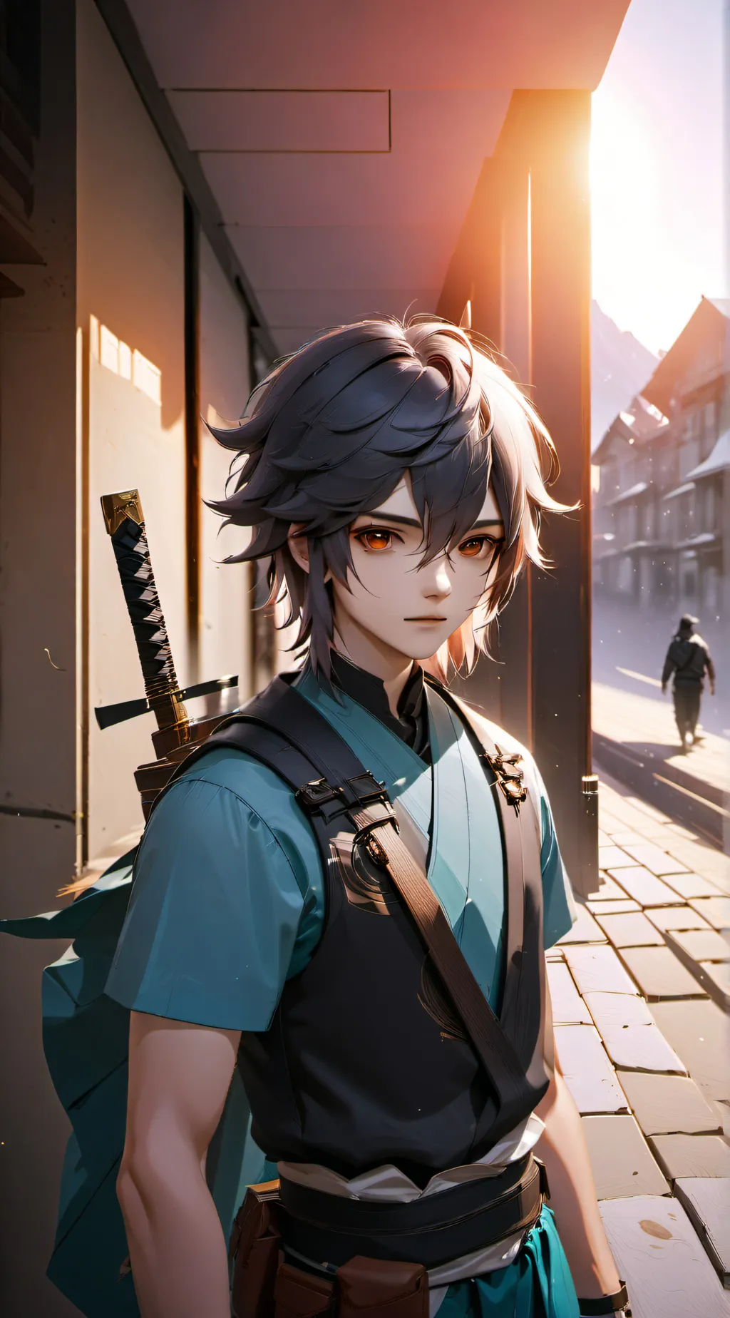 ai character: Diluc background