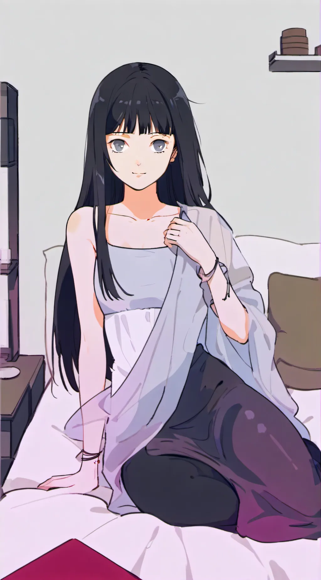 ai character: hinata hyuuga sexy background