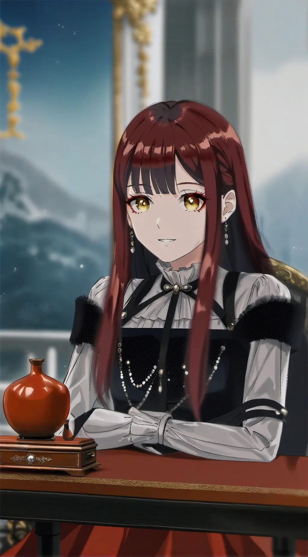 ai character: Maria Guia Mae background