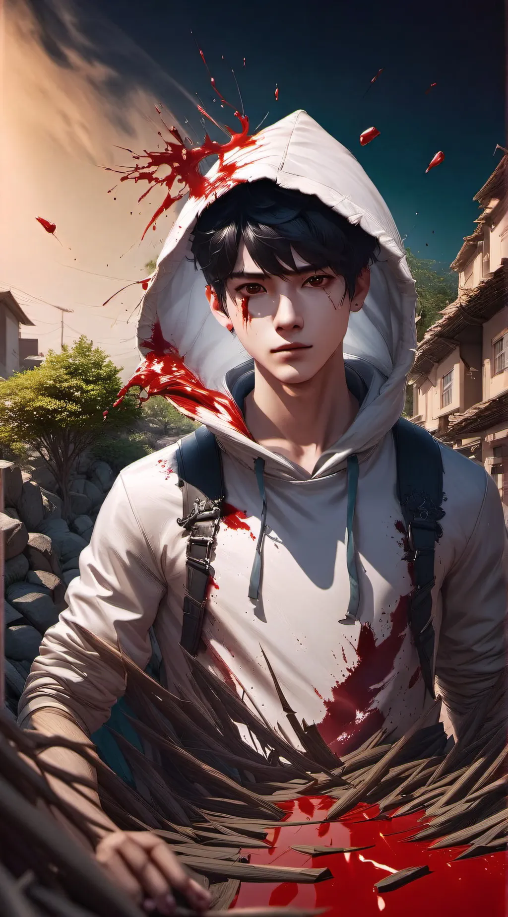 ai character: Jeff the killer background