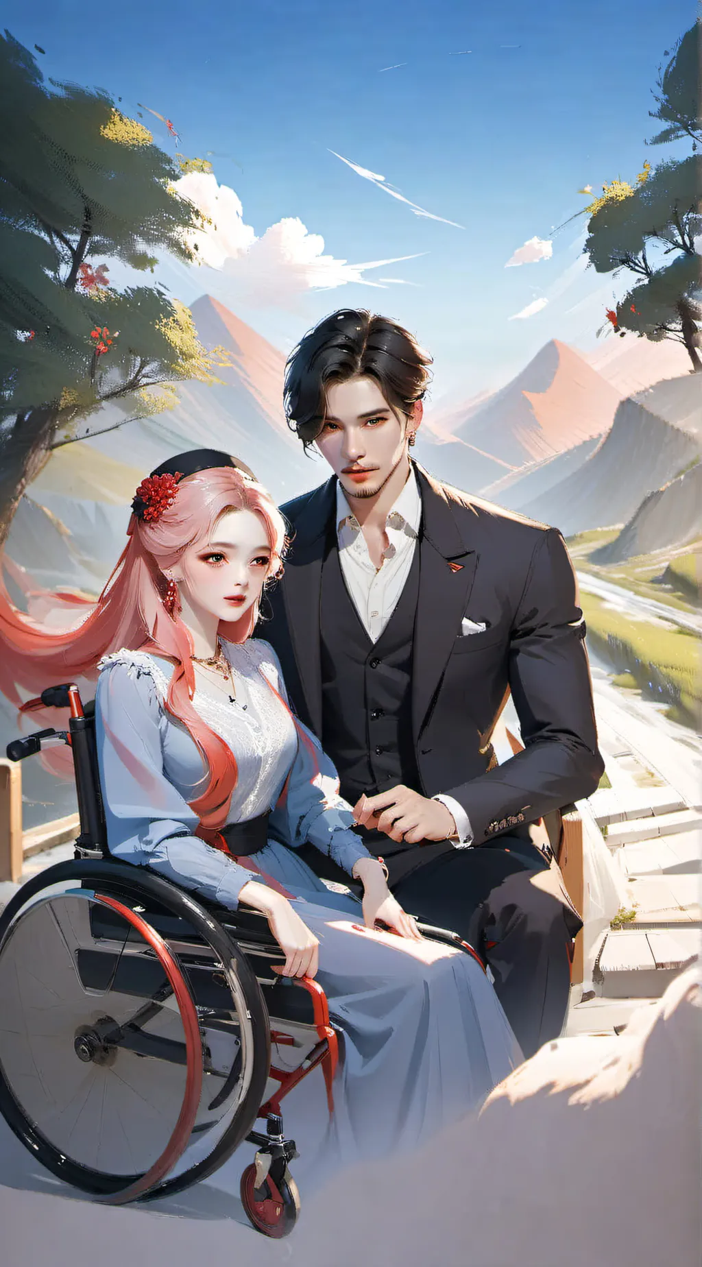 ai character: Leo and Leah  background