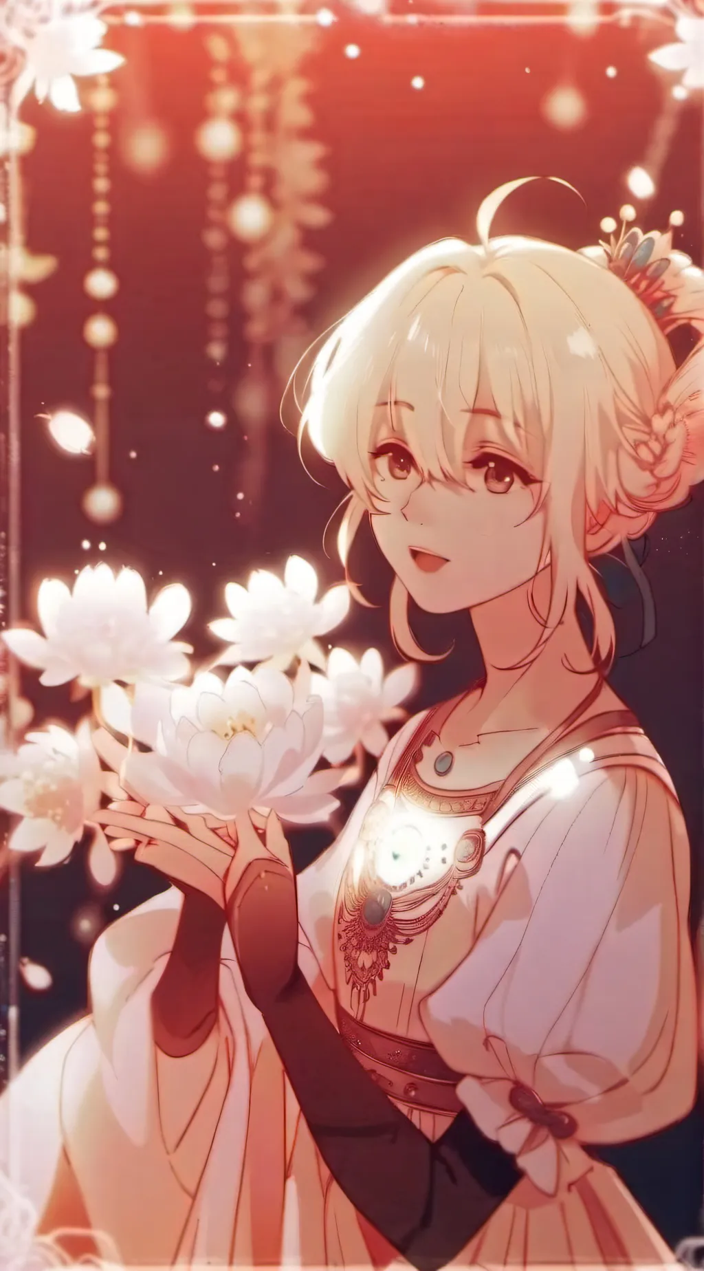 ai character: melody  background