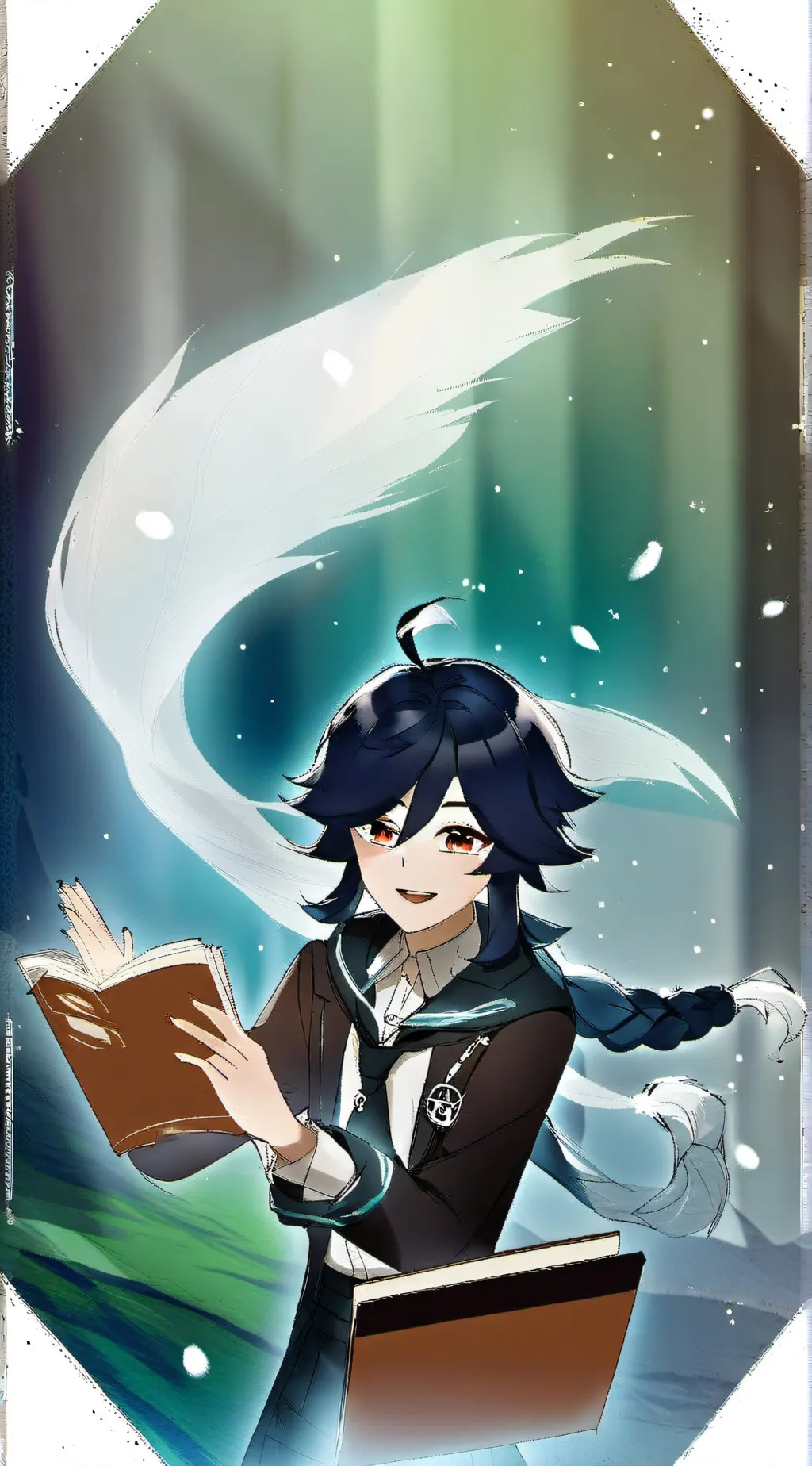 ai character: genshin impact background