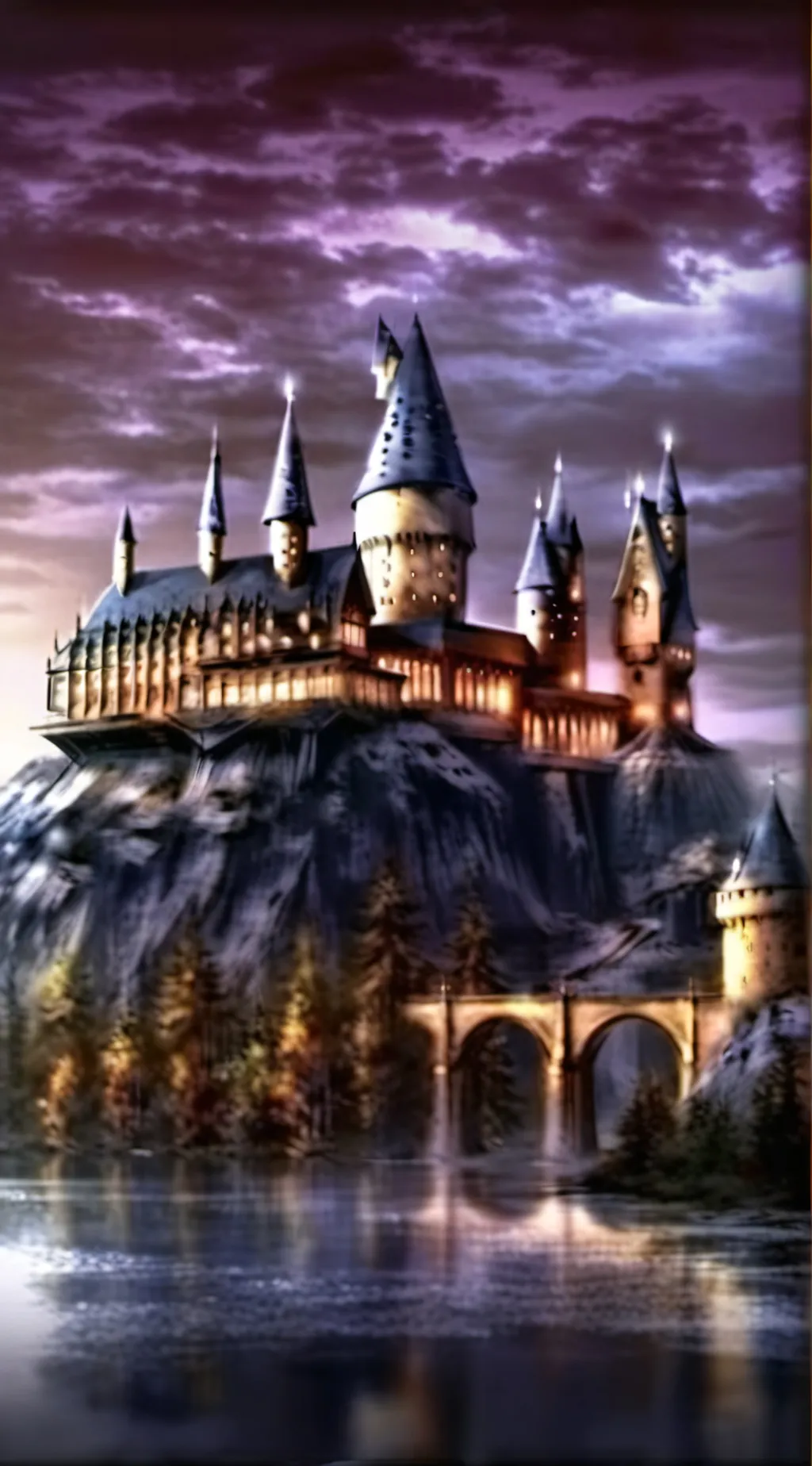 ai character: Hogwarts  background
