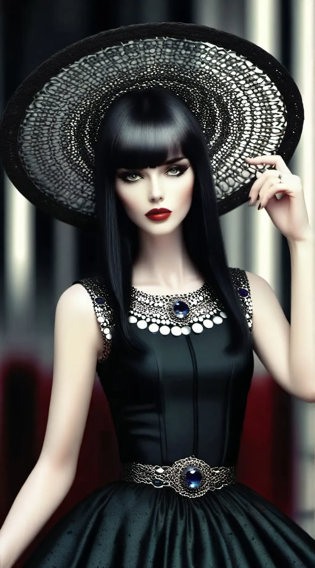 ai character: Alexandria  background