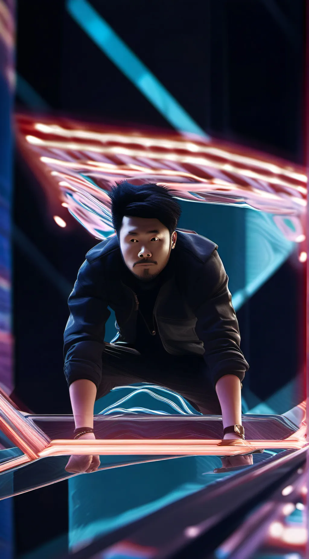 ai character: murder drones EP 8 background