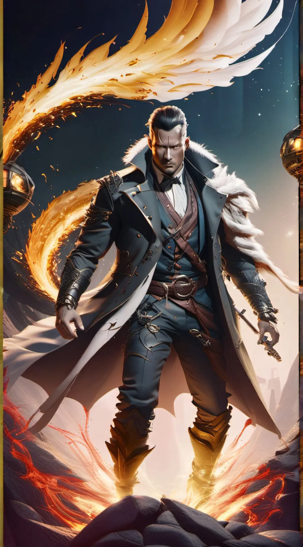 ai character: Kratos background