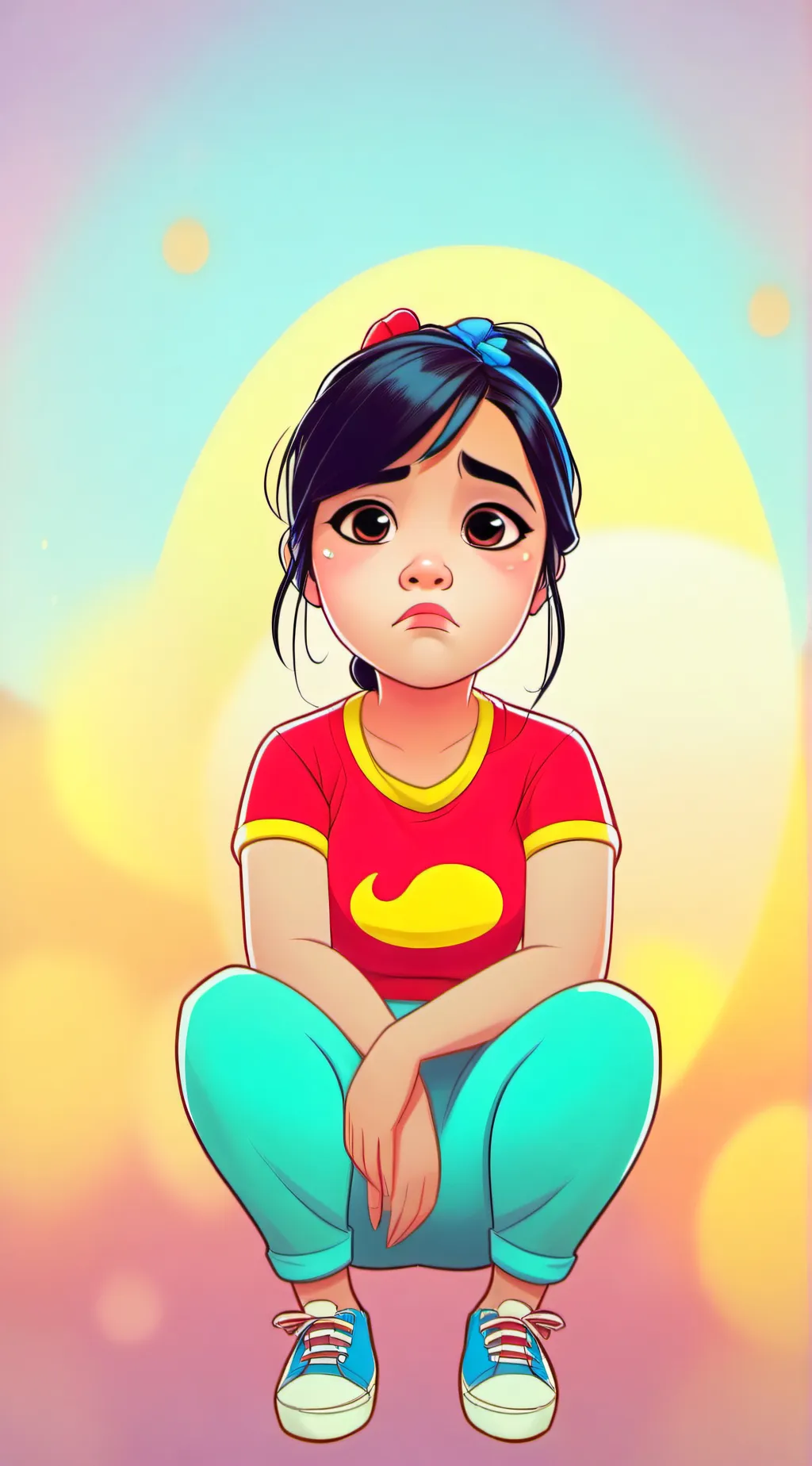 ai character: Abandoned Lil Gurl background