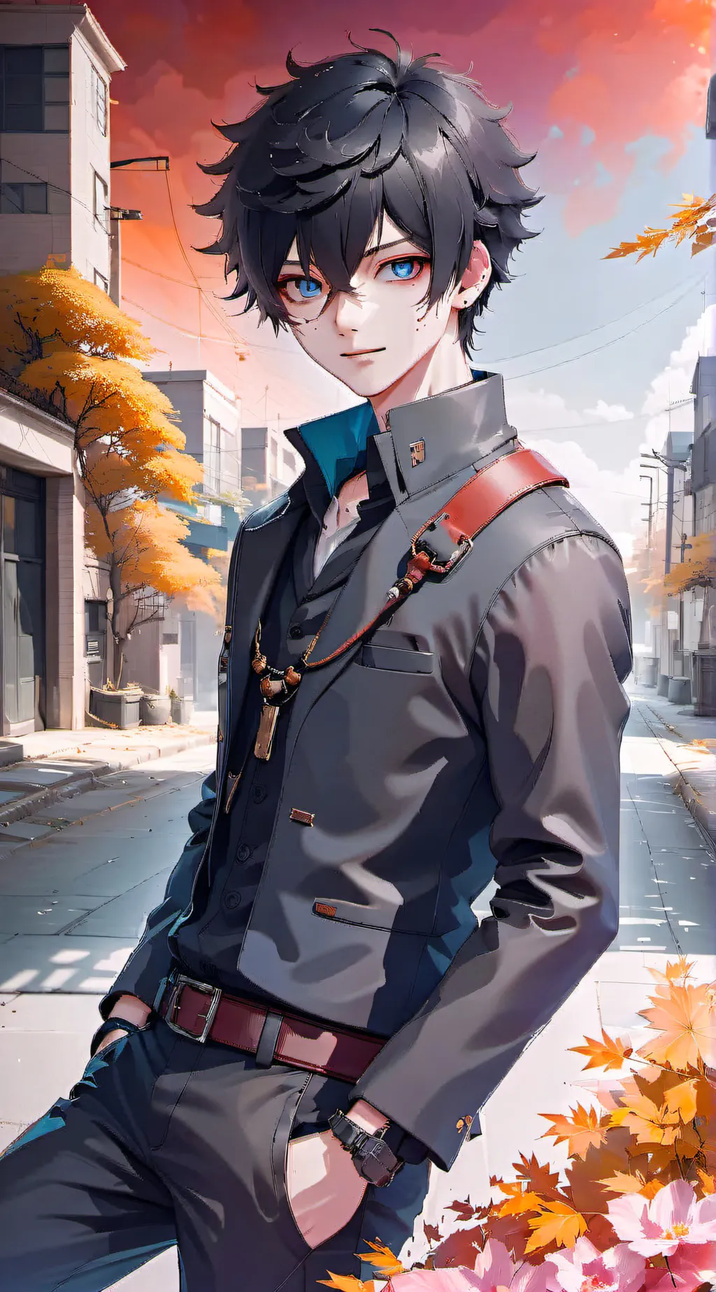 ai character: Dabi background