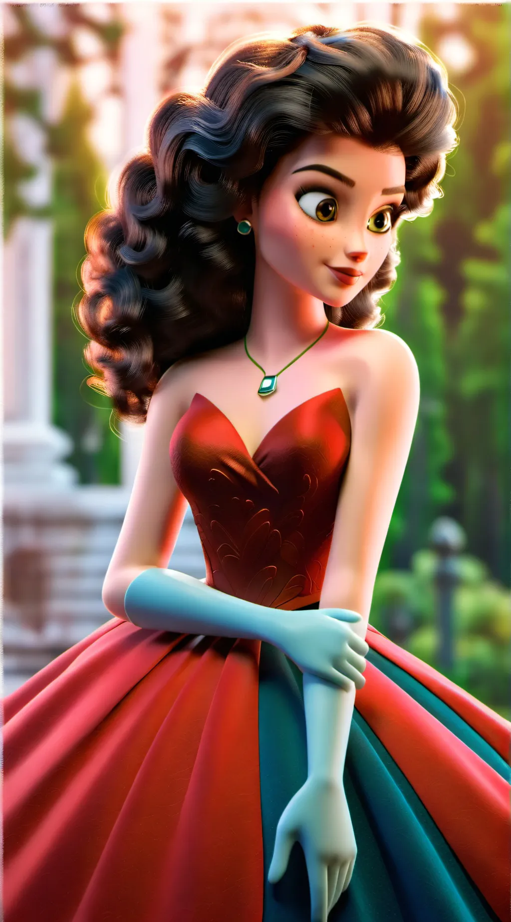 ai character: Descendants 4 background