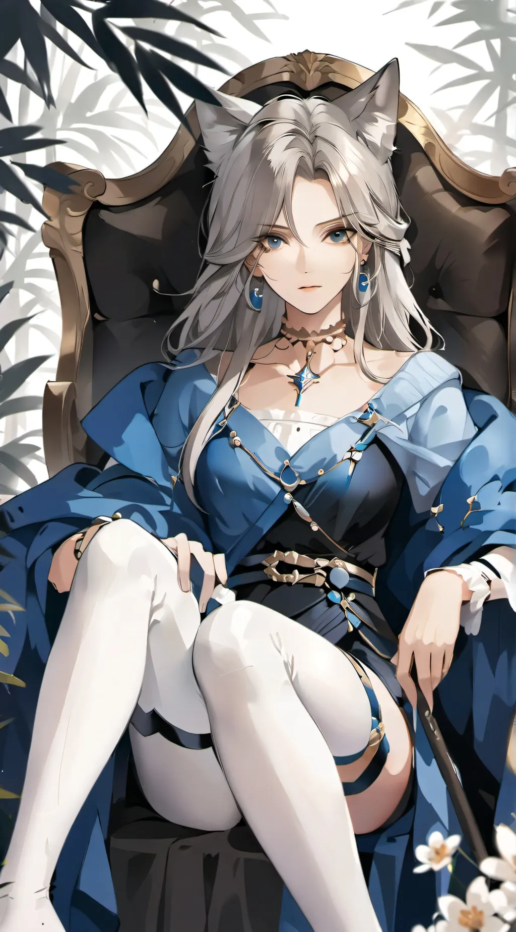 ai character: 琥珀 background