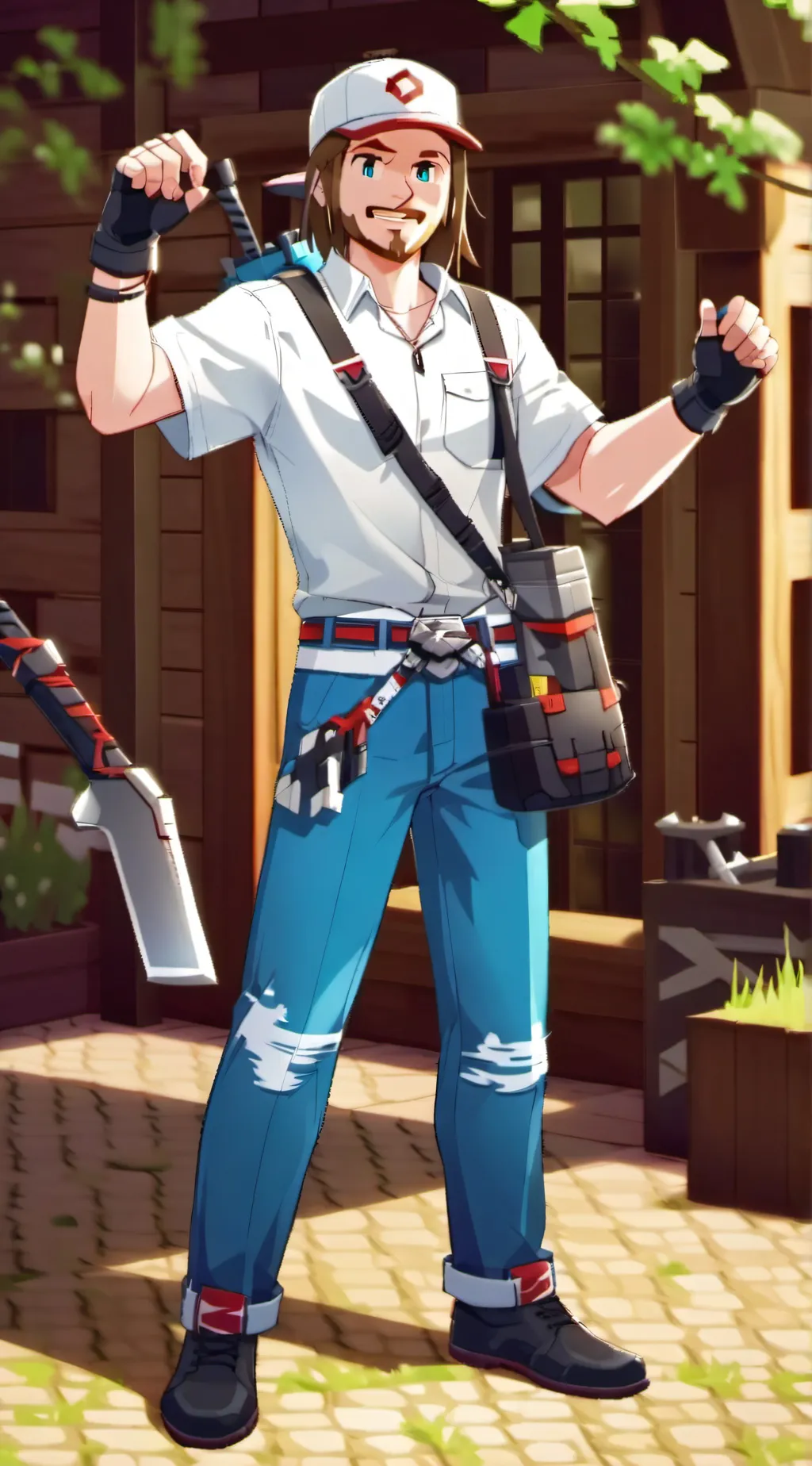 ai character: Steve background