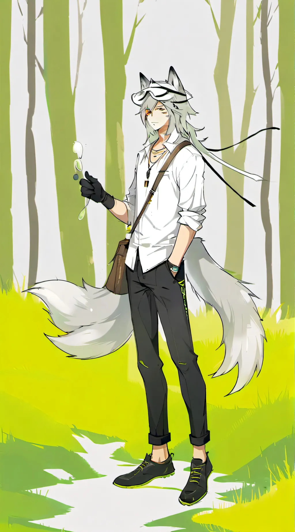 ai character: Ryan the therian background