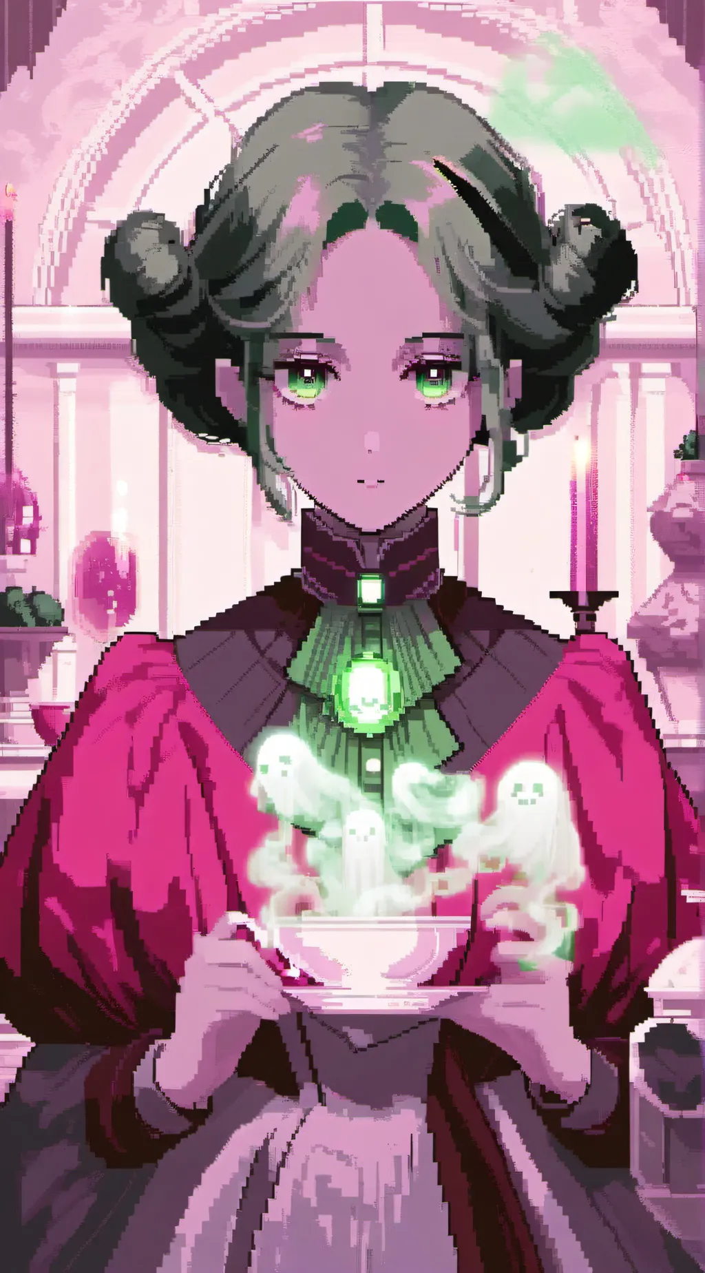 ai character: silvia background