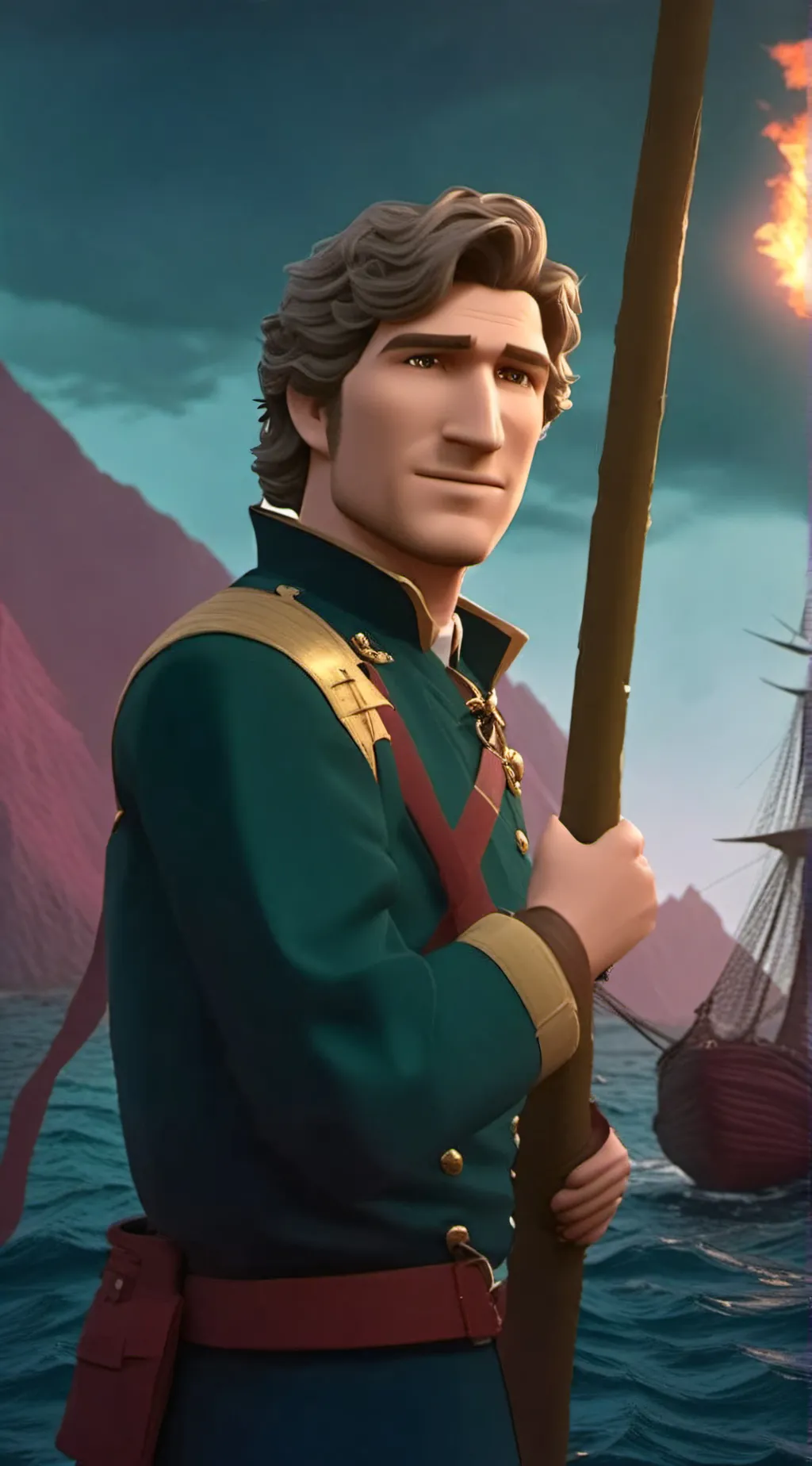 ai character: Sea Beast Jacob background