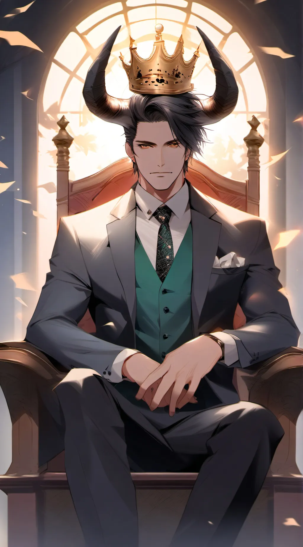 ai character: Lucifer  background