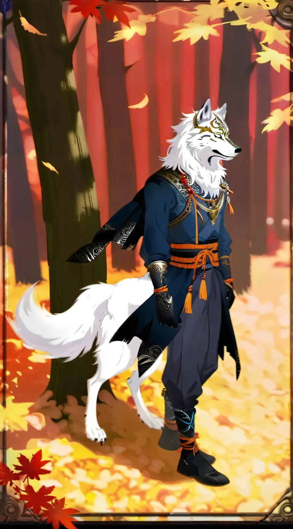ai character: Kemono background