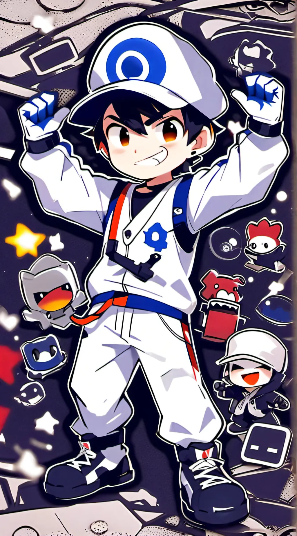 ai character: SMG4 crew background
