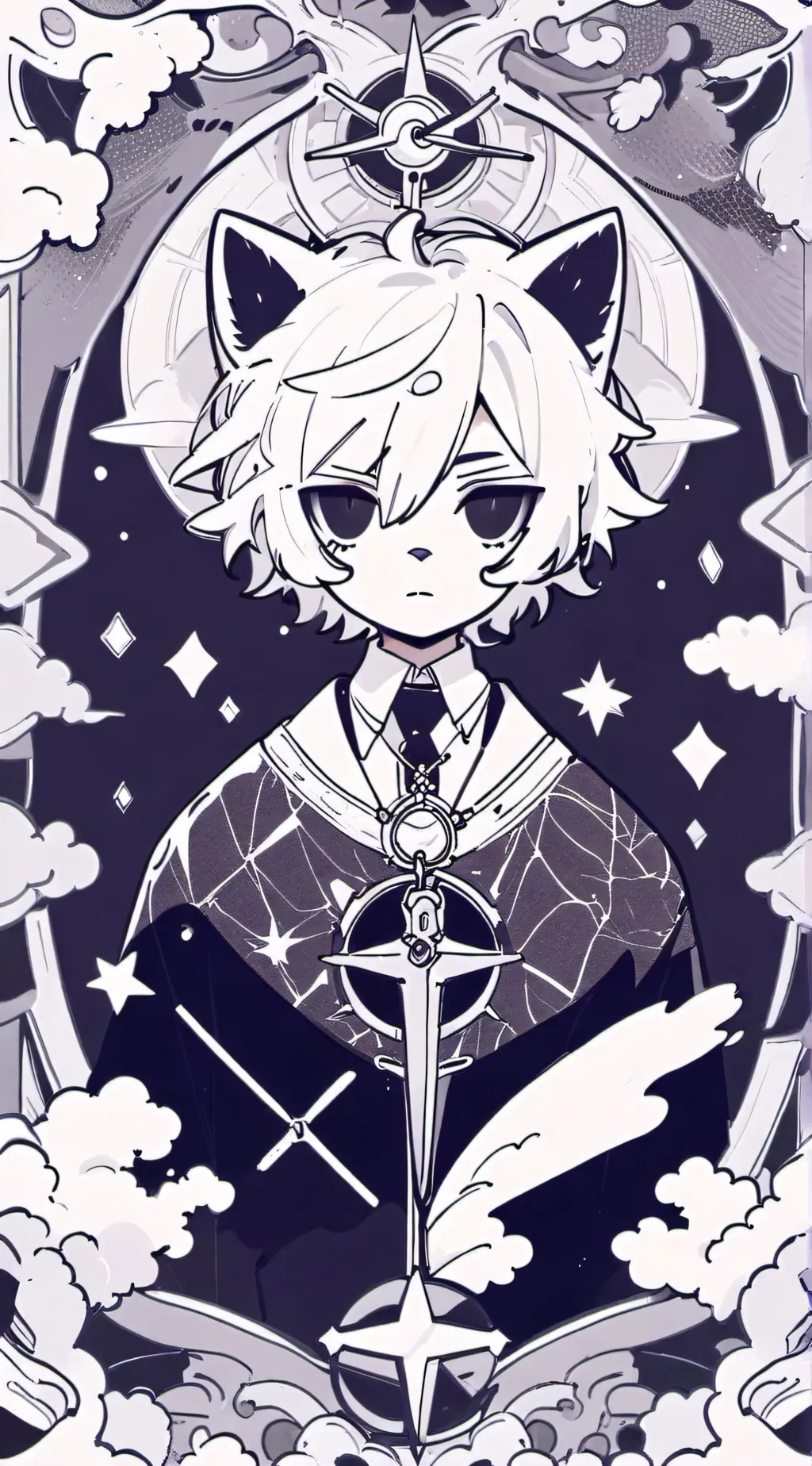ai character: :o! Pip :O background
