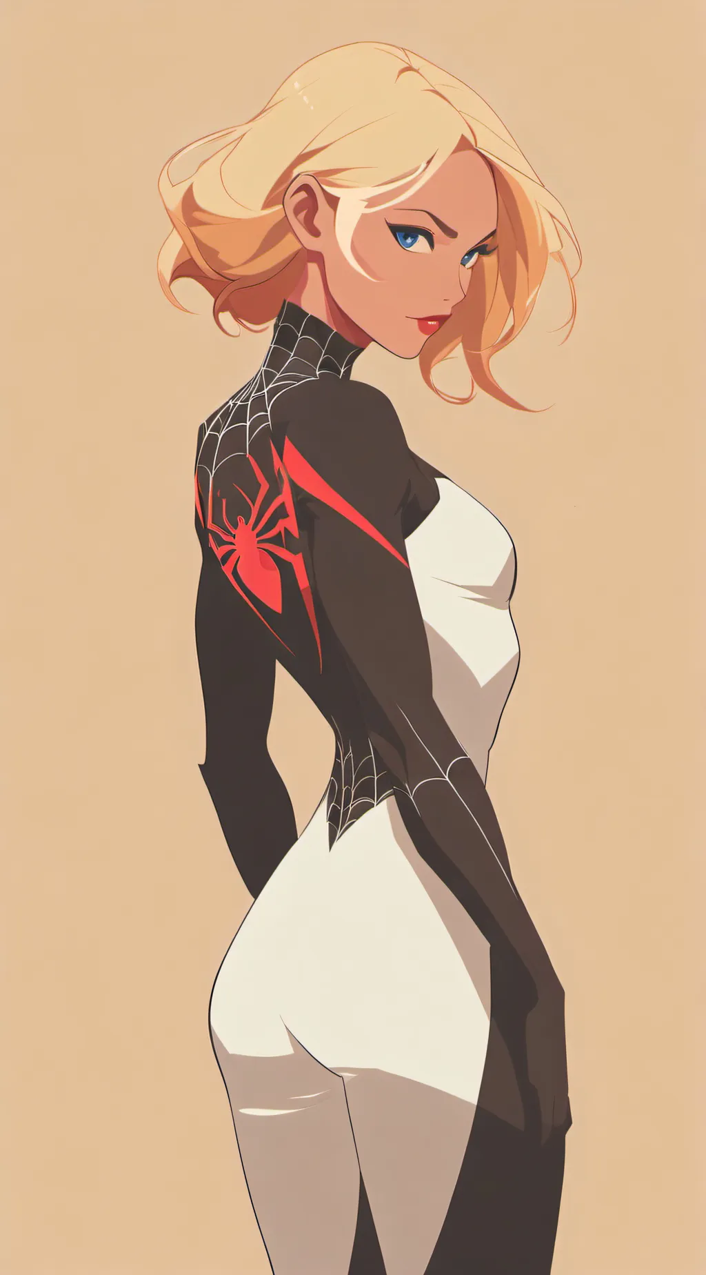 ai character: spiderman verse background