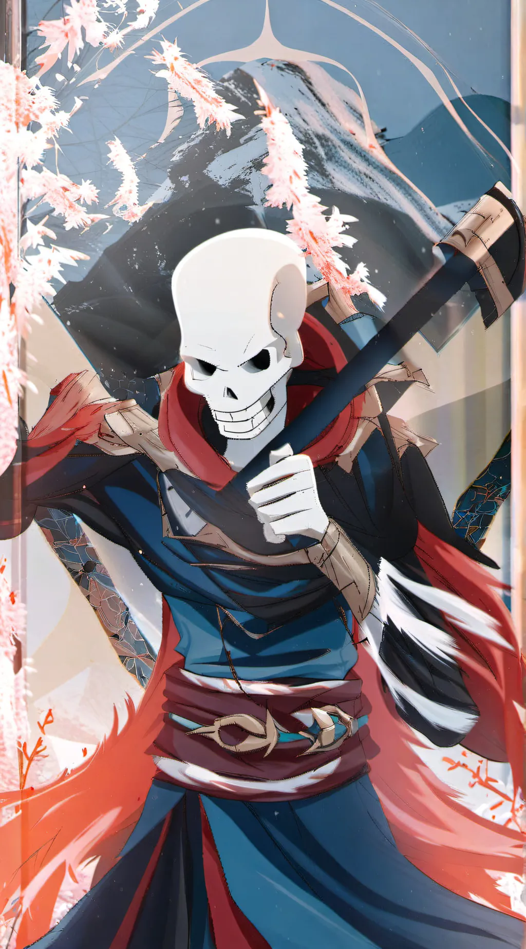 ai character: papyrus background