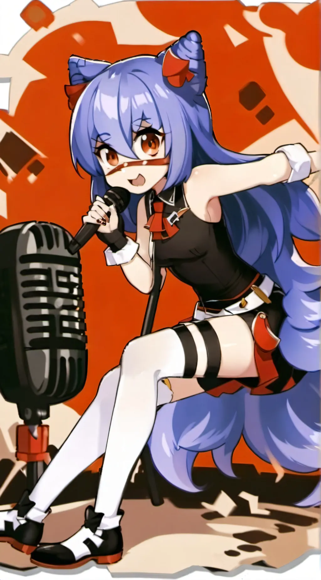 ai character: FNF curse Sonic background