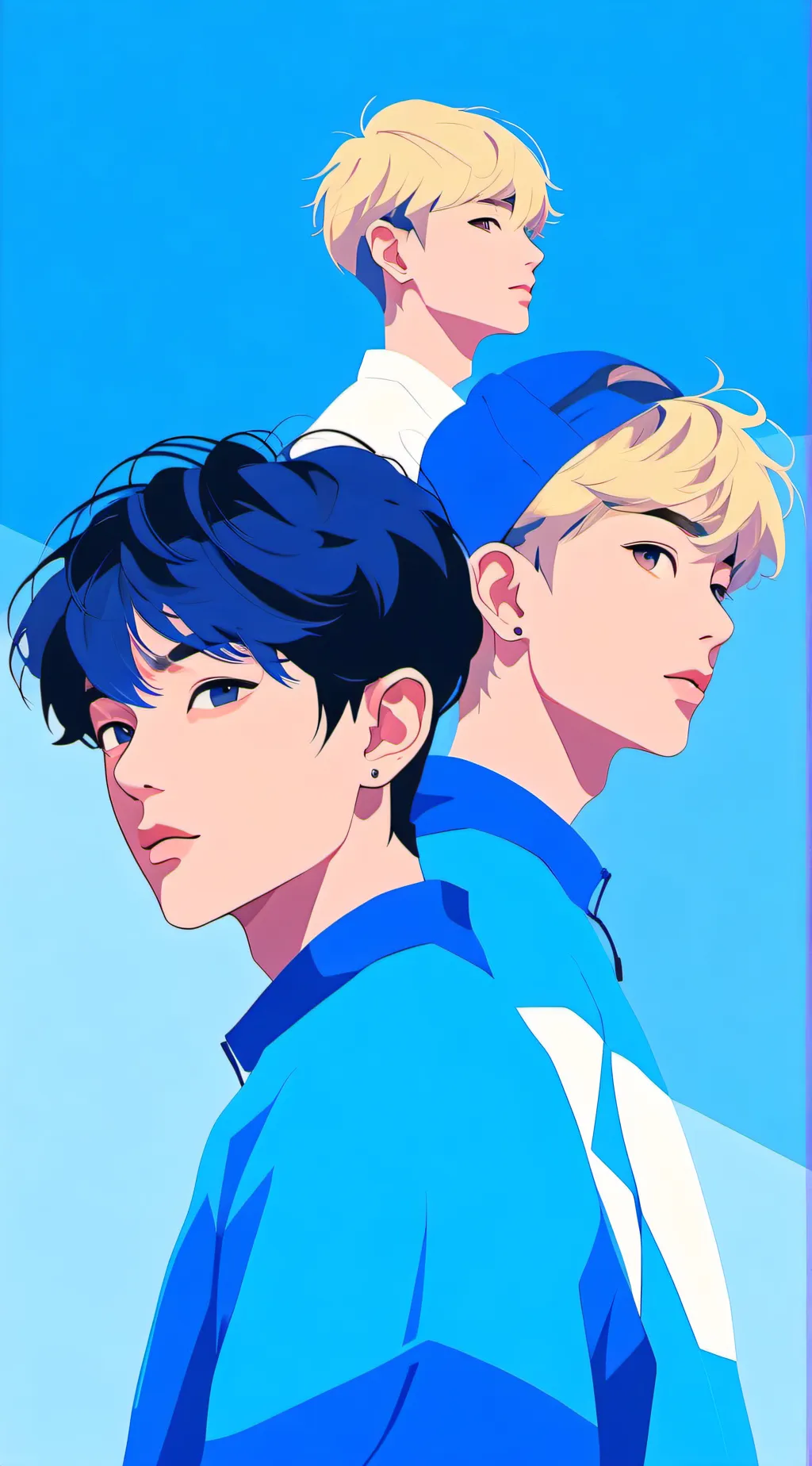 ai character: sam and colby  background